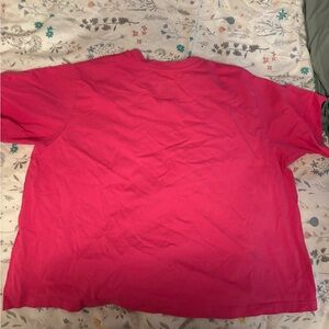 Shiny by nature pink tee 2X